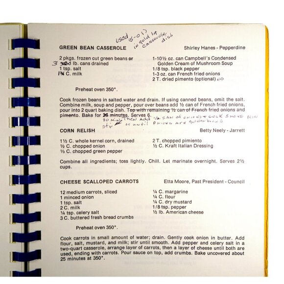 1979 Springfield PTA Cookbook – Missouri Spiral-Bound Vintage Recipes, 153 Pages - Picture 6 of 6